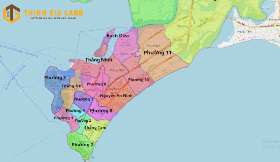 Phường Vũng Tàu sáp nhập hành chính